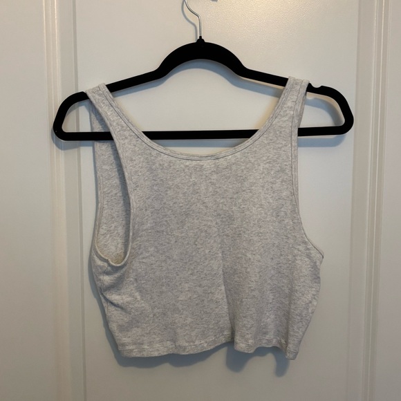 Tna Gray Women's Crop Top - Sz. XL - Picture 2 of 2